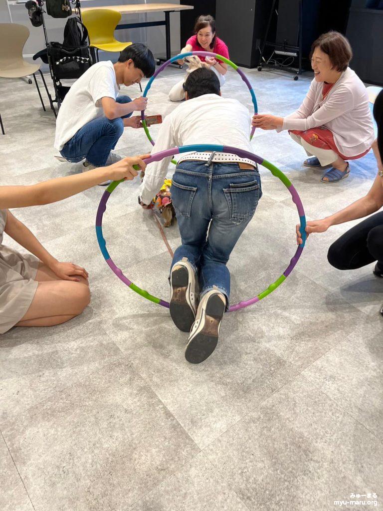 みゅーまるのセラピー犬